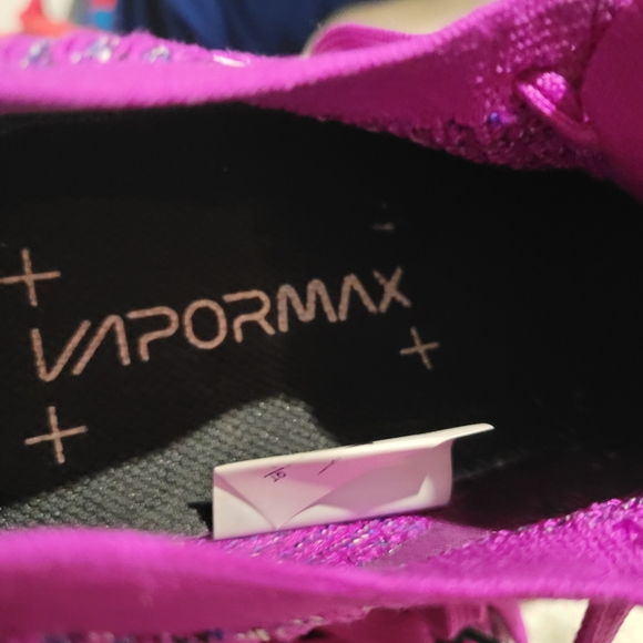 Nike Wmns Air VaporMax Flyknit 3 sneakers in "Vivid Purple" Size 8 - Picture 7 of 9
